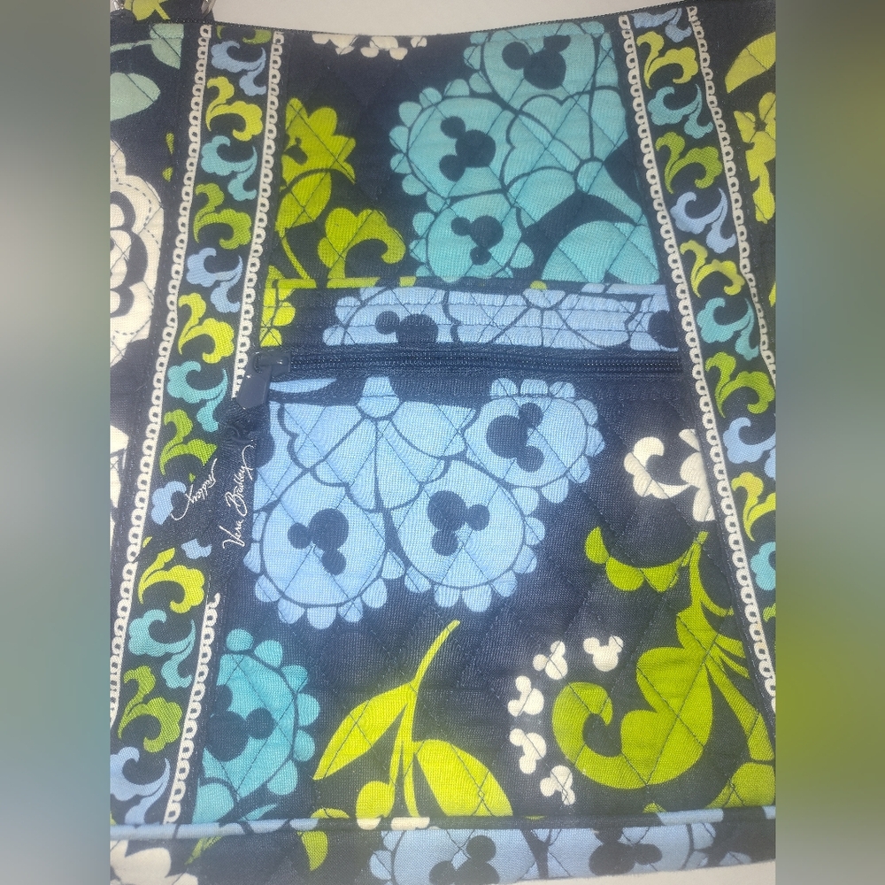 Vera Bradley Disney Parks Where's Mickey Blue Hipster Crossbody Bag